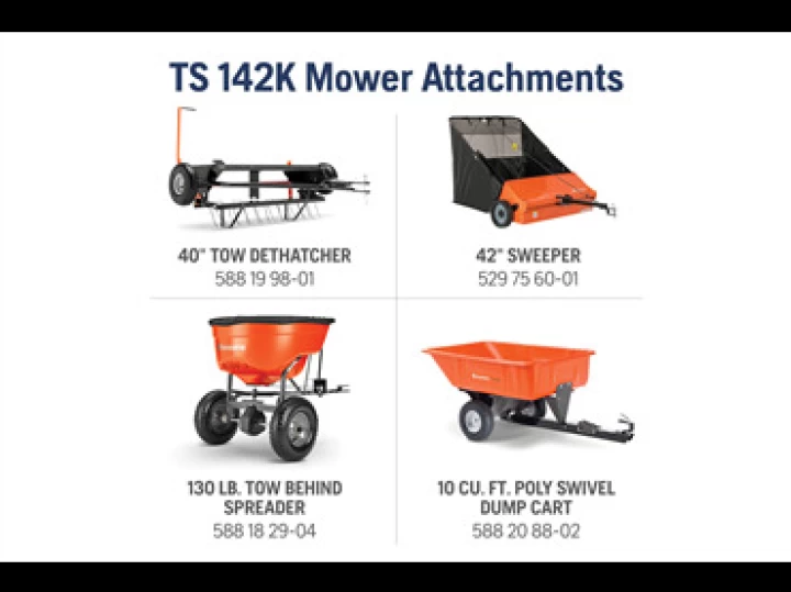 2024 Husqvarna TS142K Tracteur